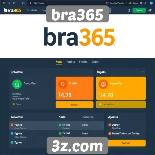 Análise da interface do usuário no site bra365